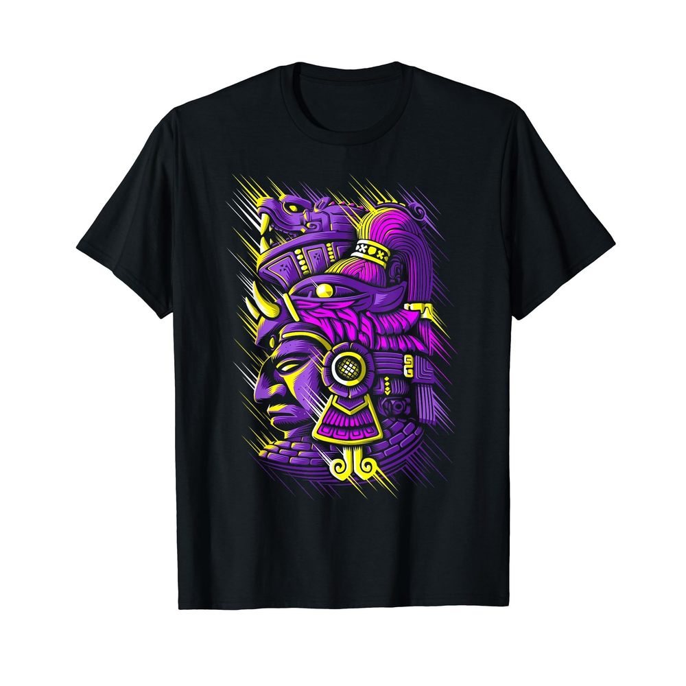 Psychedelic Maya native Aztec T-Shirt